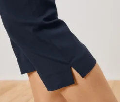 3/4-Stretchhose, dunkelblau