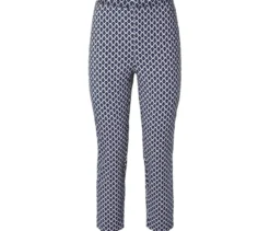 7/8-Stretchhose, Minimal-Alloverprint