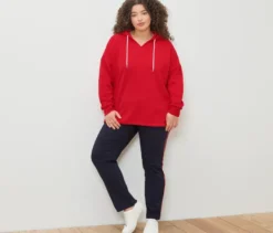 Stretchhose mit Galonstreifen