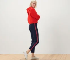 Stretchhose mit Galonstreifen