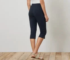 3/4-Stretchhose, navy