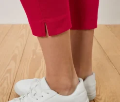 7/8-Stretchhose, rot