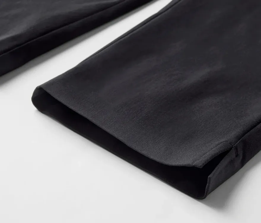 3/4-Stretchhose, schwarz