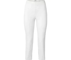 7/8-Stretchhose, weiß