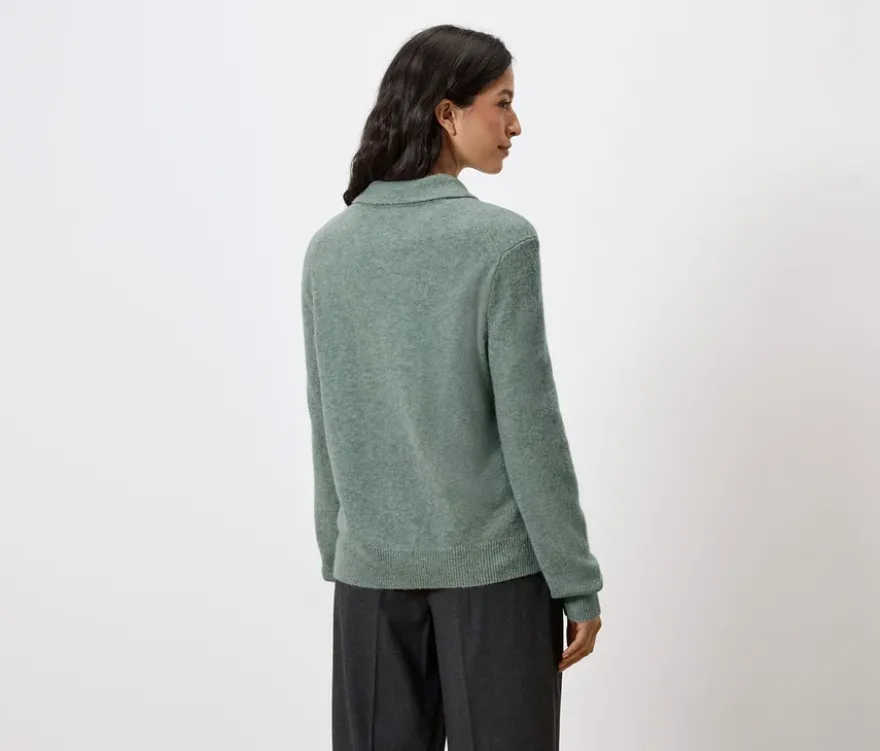 Strickcardigan mit Wolle