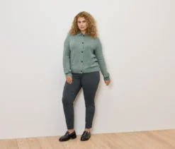 Strickcardigan mit Wolle