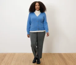 Strickcardigan mit Wolle