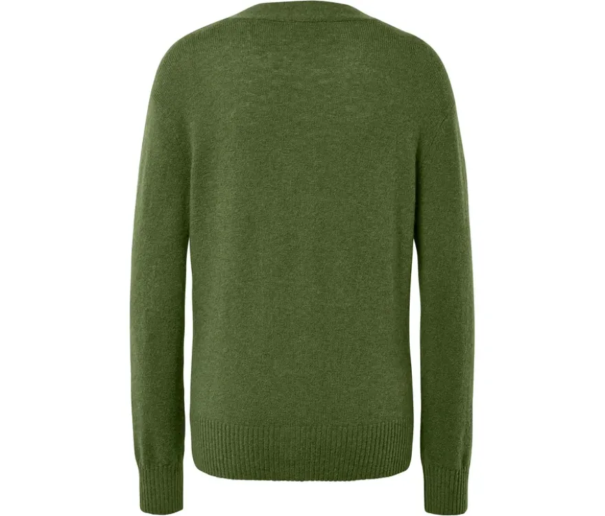 Strickcardigan, Wollmix, hellgrün