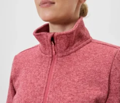 Strickfleece-Jacke