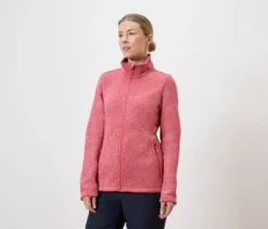 Strickfleece-Jacke
