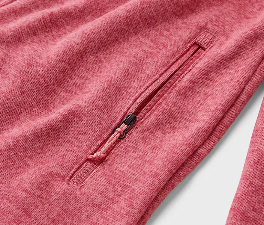 Strickfleece-Jacke