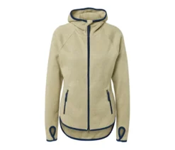 Strickfleece-Jacke, gelb