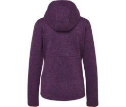Strickfleece-Jacke, pflaume/lavendel