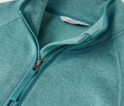 Strickfleecejacke, türkis