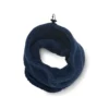 Strickfleece-Schlauchschal, blau