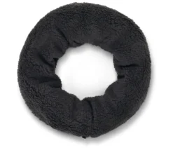 Strickfleece-Schlauchschal, anthrazit