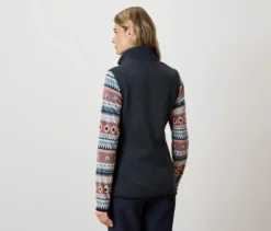 Strickfleece-Weste