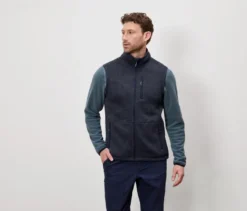 Strickfleece-Weste