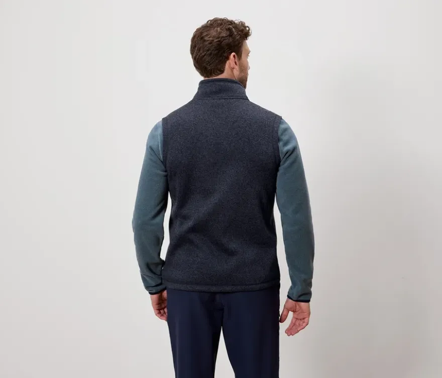 Strickfleece-Weste