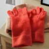 Strickhandschuhe, rot