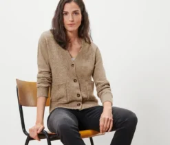 Strickjacke mit Wolle