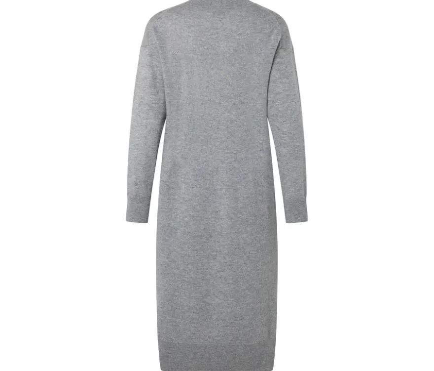 Strickkleid mit Cashmere, grau