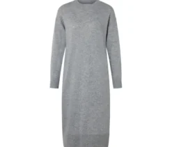 Strickkleid mit Cashmere, grau