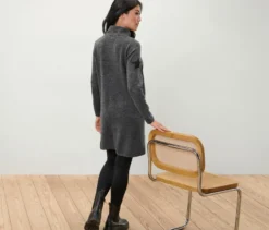 Strickkleid mit Rollkragen