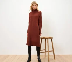 Strickkleid mit Wollanteil