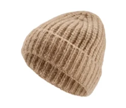 Strickmütze, camel