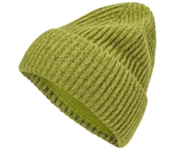 Strickmütze, grün-gelb meliert