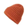 Strickmütze mit Wolle, orange