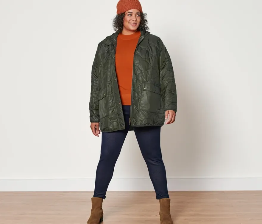 Strickmütze mit Wolle, orange