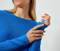 Strickpullover, blau
