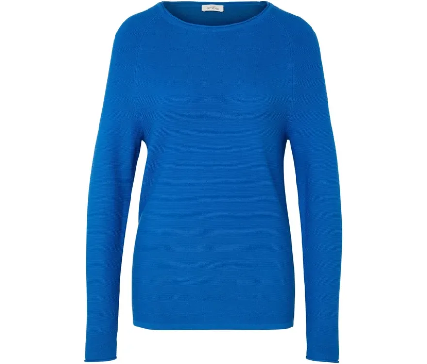 Strickpullover, blau