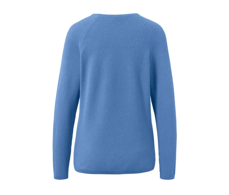 Strickpullover, blau