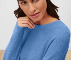 Strickpullover, blau