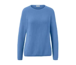 Strickpullover, blau