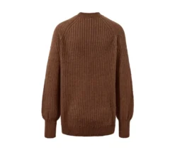 Strickpullover, cognac