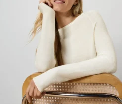 Strickpullover, creme