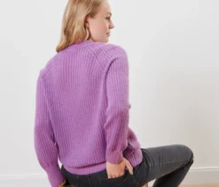 Strickpullover, flieder