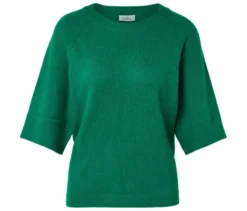 Strickpullover, grün