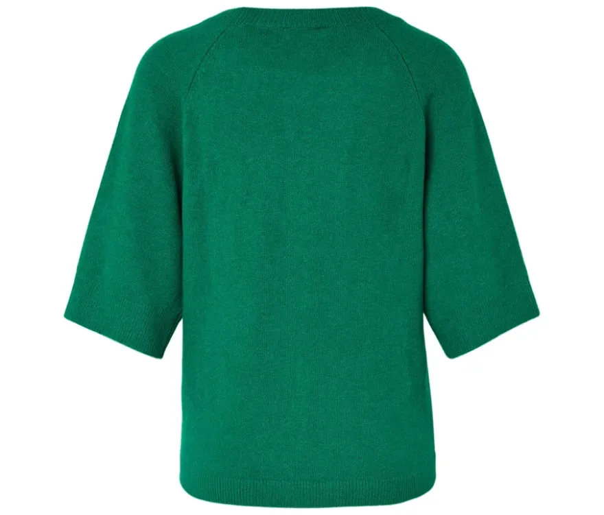 Strickpullover, grün