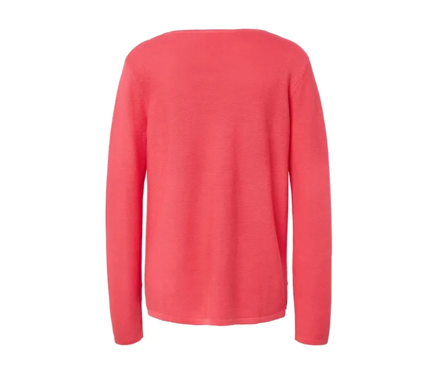 Strickpullover, koralle
