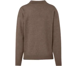 Strickpullover mit Polokragen