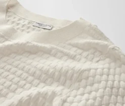 Strickpullover mit Struktur