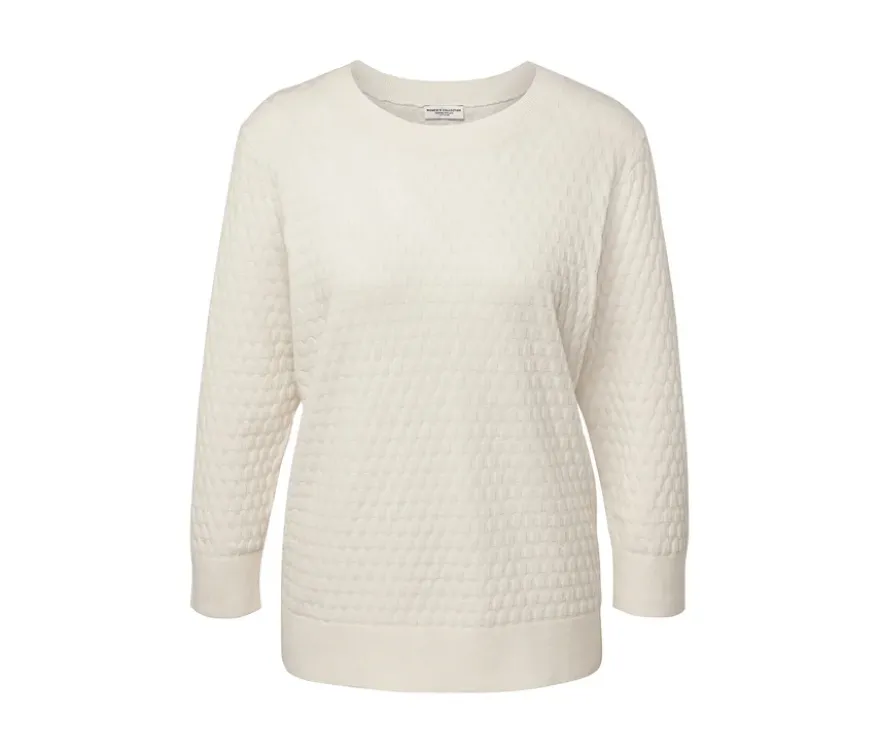 Strickpullover mit Struktur