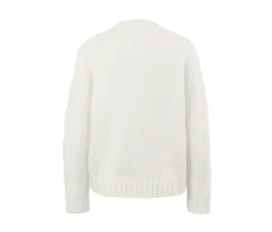 Strickpullover mit Zopfmuster