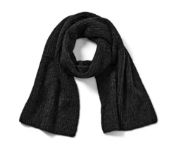 Strickschal, anthrazit