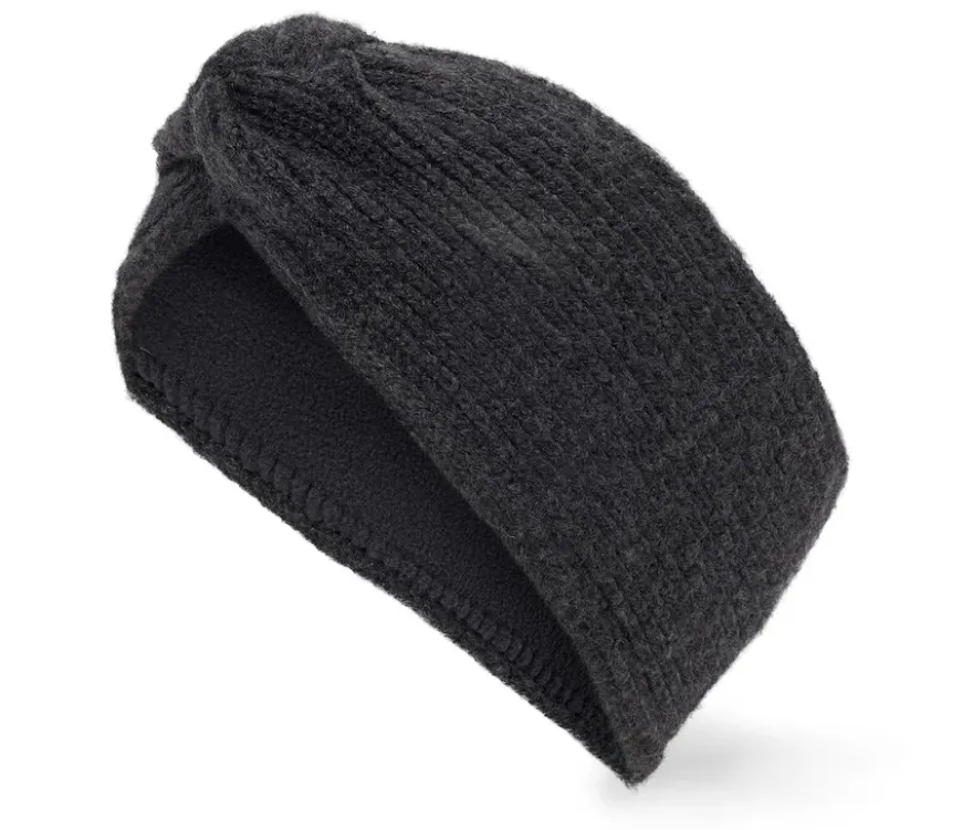 Strick-Stirnband, anthrazit